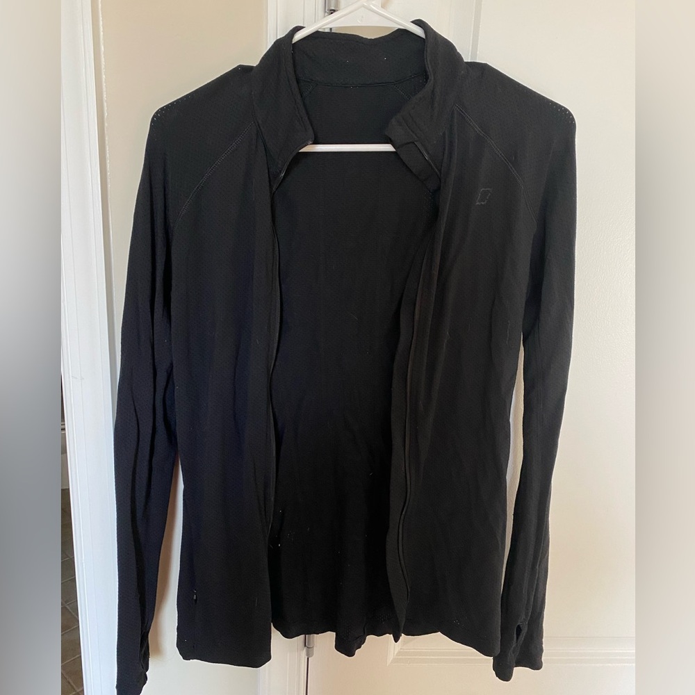 Lorna Jane Athletic Black Zip Jacket